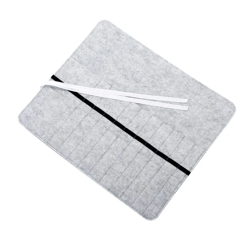 Оптовая продажа, индивидуальный портативный фетровый пенал, фетровые сумки для карандашей, распродажа