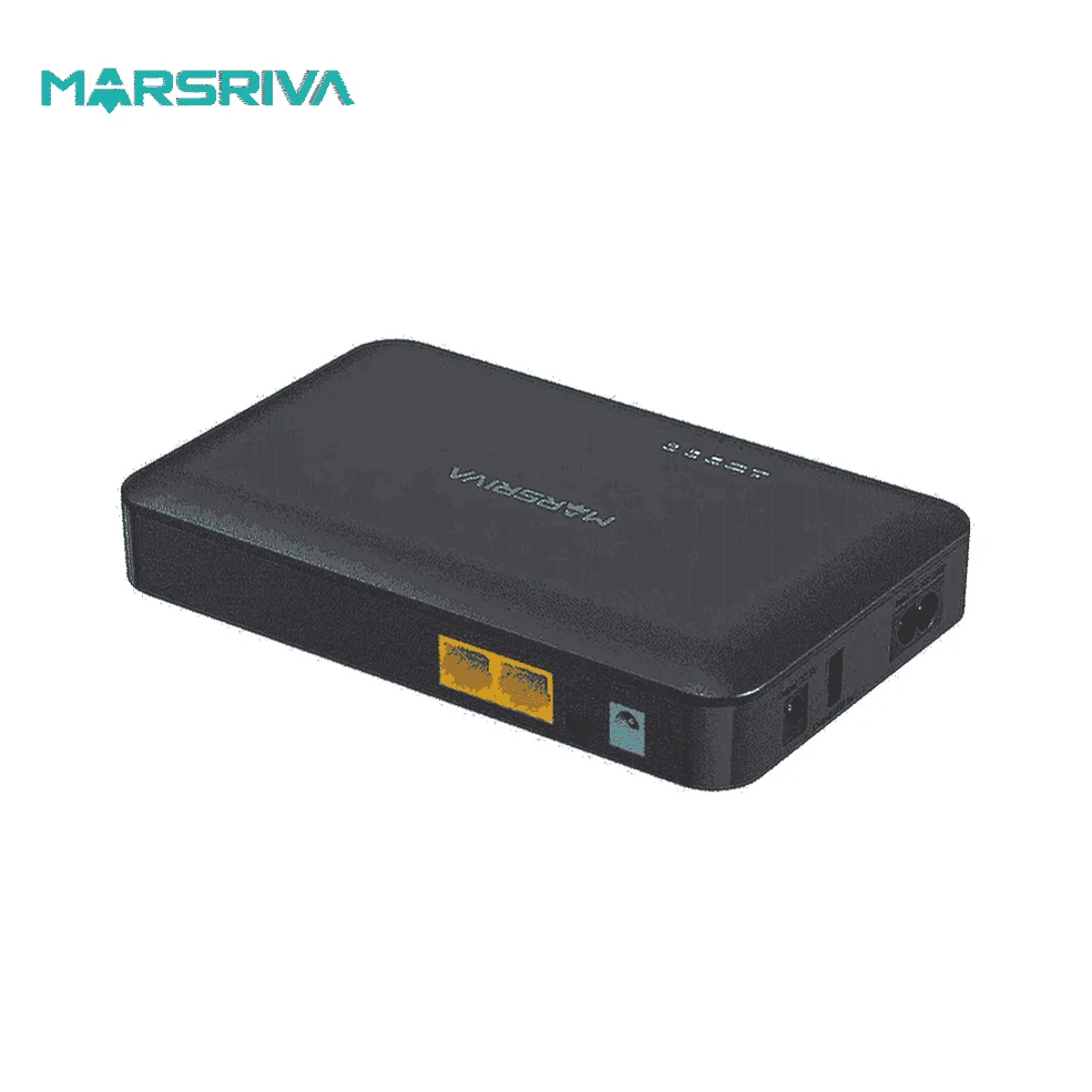 Маршрутизатор MARSRIVA Wifi Портативный бесперебойный источник питания литиевая батарея 12 В 24 Мини DC UPS Online