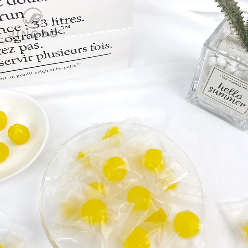 Wholesale Bulk Wedding Gift Lemon and Salt Flavored Candies Fruit Flavor Halal Sweet Delicious Candy.