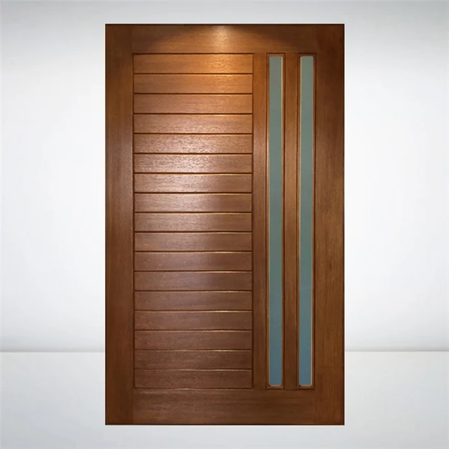 Solid wood  privot door interior wood wpc door frame design