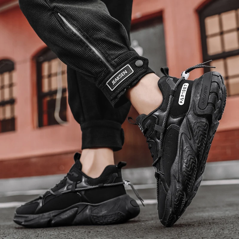 Mens Tennis Shoes 2024 New Casual Sports Shoes for Men Spring Autumn Men Breathable Wear-resistant Running Shoes Tenis Masculino
