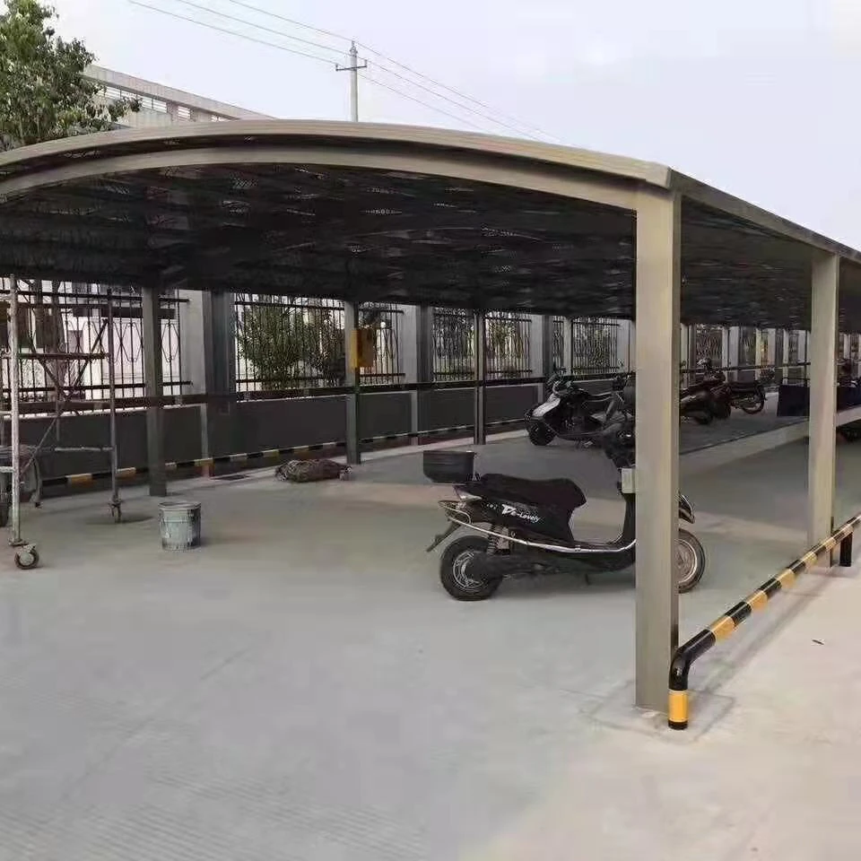 Prima Garage Motorcycle Garage With Clear Plastic Roof for wholesale