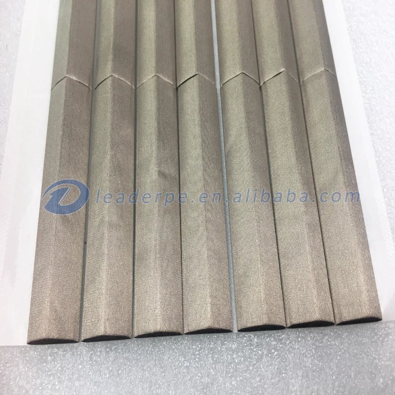 
Customized shapes electronic EMI gasket shielding conductive foam at low price 