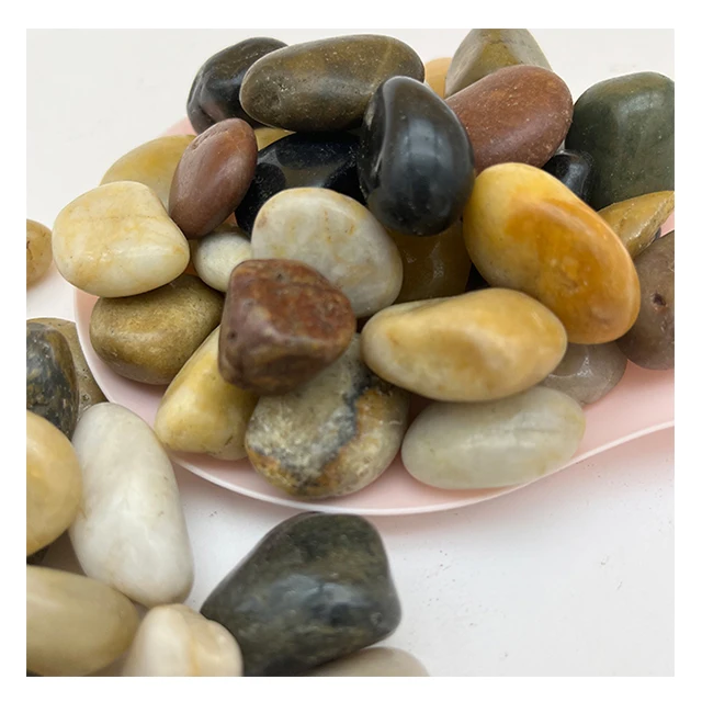 Aquarium fish tank bottom sand, colorful rainflower stones, pebbles 1-2cm 2-3cm 3-5cm