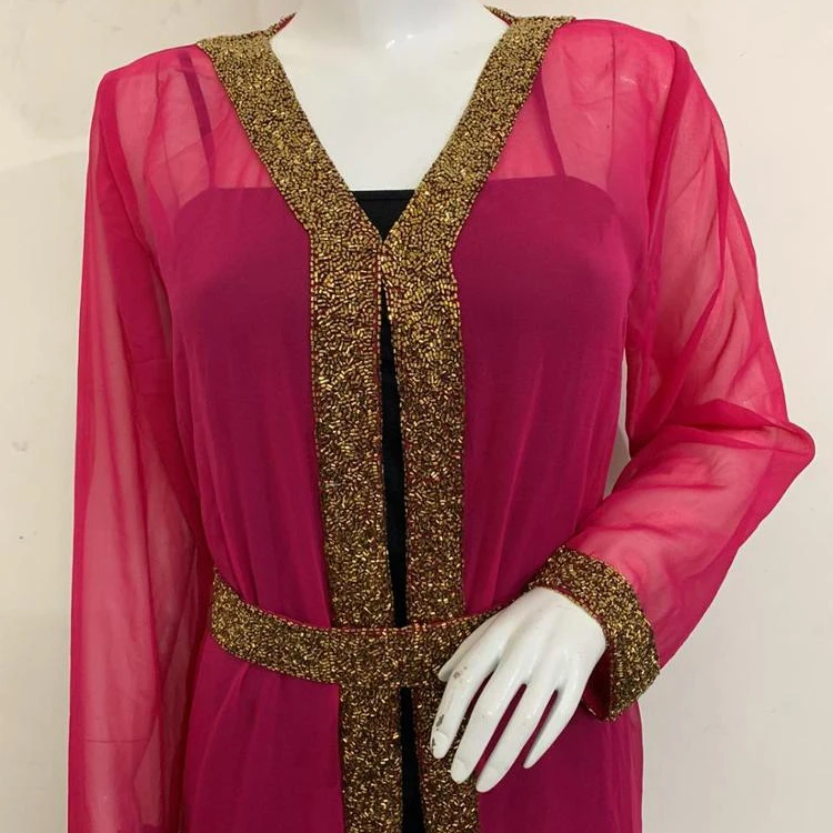 Самая низкая оптовая цена новая модель abaya ручные бусины рабочий материал Красивая abaya Дубай ИД abaya платья 2020 Бесплатная доставка цена