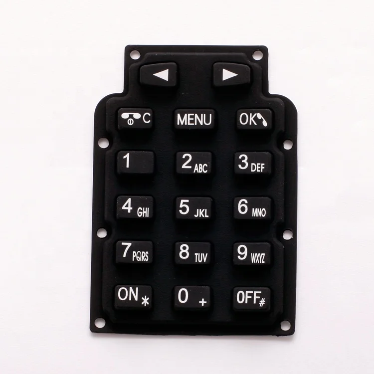 Rubber keypads