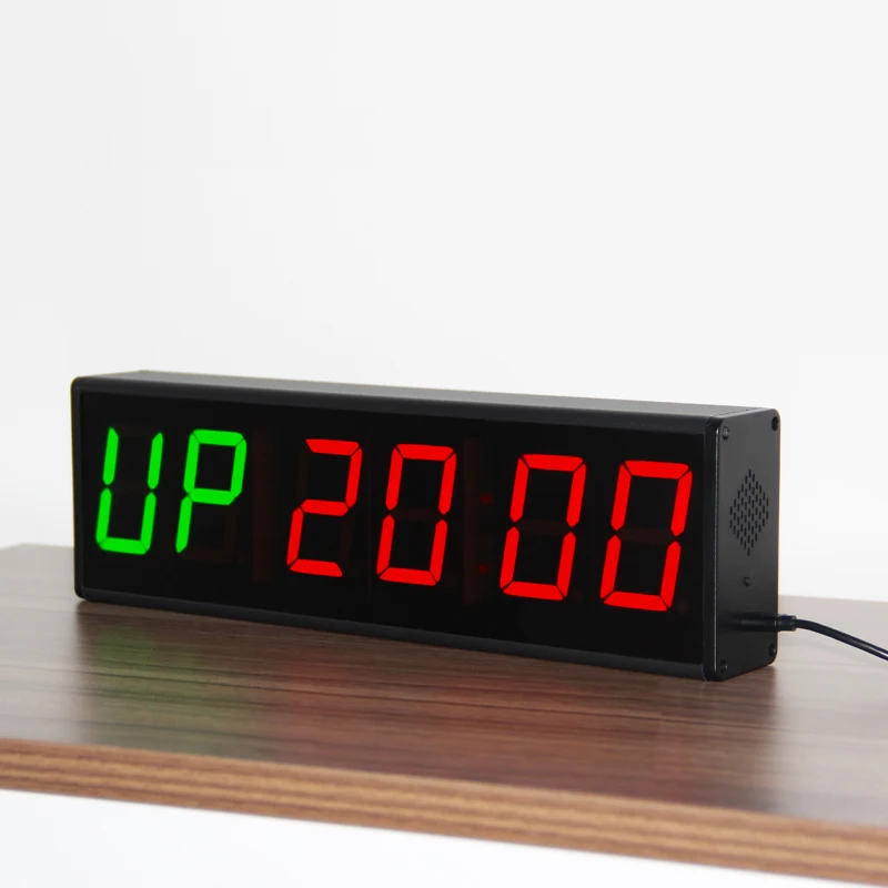 Умные мини-часы с интервалом 6 цифр 2 3 дюйма светодиодный цифровой тренажерный зал