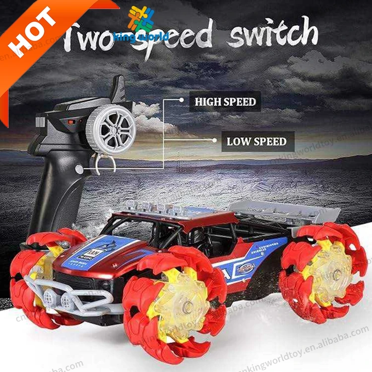 1/12 Explosion Wheel Alloy RC Climbing Car Toy Off-road Remote Control Climber With Music High Speed Radio Control Stunt Car Toy