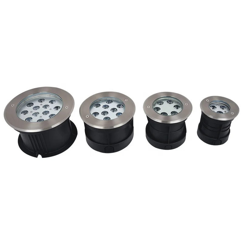 Buried Underwater Ground Lamp Multi Color Waterproof IP68 6W RGBW Led Recessed Swimming  Pool Light for Pond Aquarium