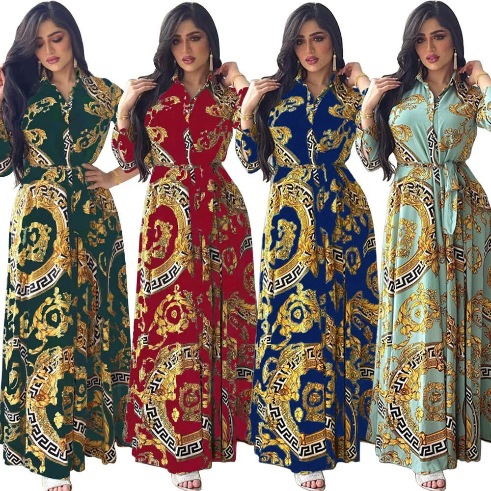 OEM Latest Designs Robe Dubai Muslim Dress For Women Casual Islamic Clothing Long Dresses For Women