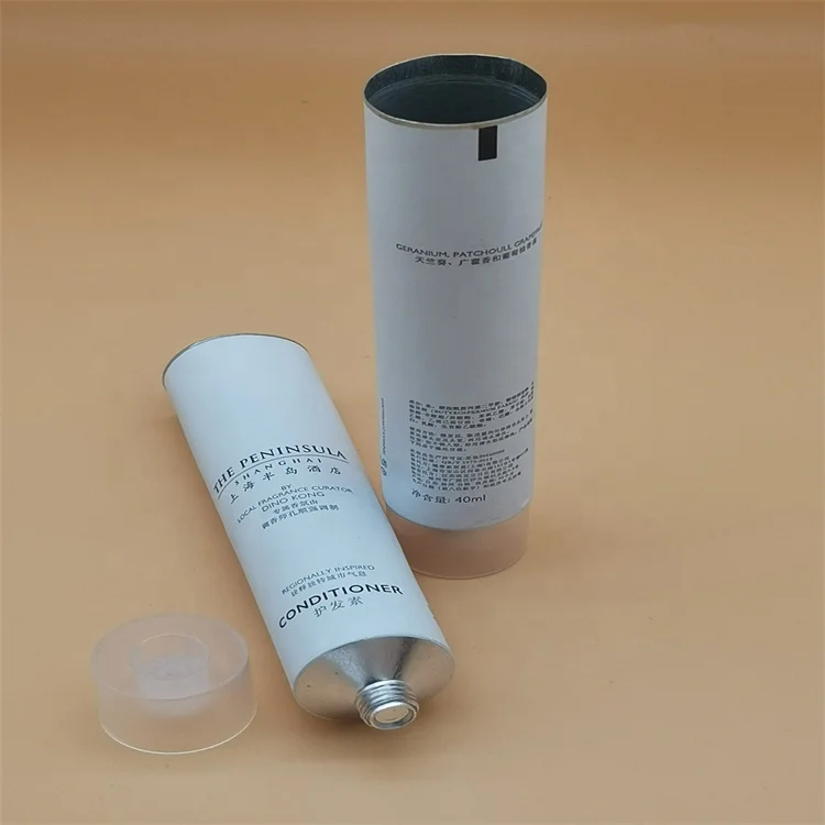 Eco friendly empty custom aluminum tube 50ml 100ml aluminum face hand cream soft cosmetic squeeze tube packaging with Screw cap