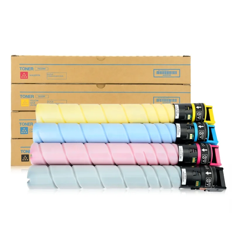 HITEK Compatible Konica Minolta TN328 TN-328 color toner cartridge for Bizhub C250i C300i C360i C7130i Printer