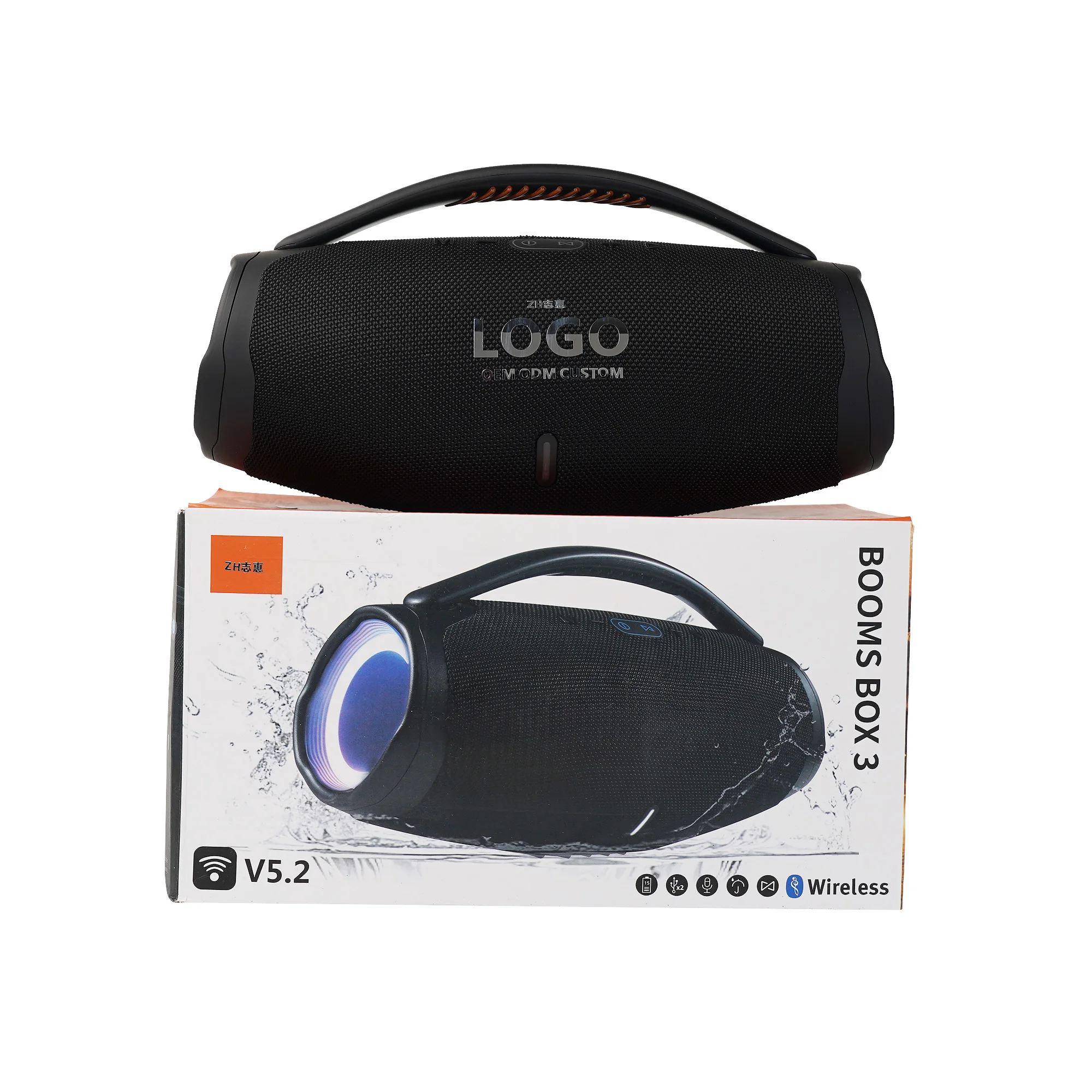 2023 the high quality arrival boombox speaker BOOMBOX 3 Small outdoor Woofer Speaker Stereo desktop speakers