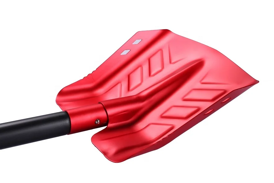 515 New Design High quality stretch collapsible aluminum snow shovel with snow saw