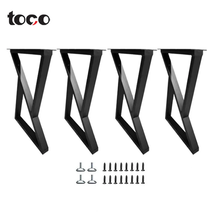 toco Metal Console Coffee Side Table Furniture Leg Steel Cabinet Legs Matte Black And Gold Table Feet
