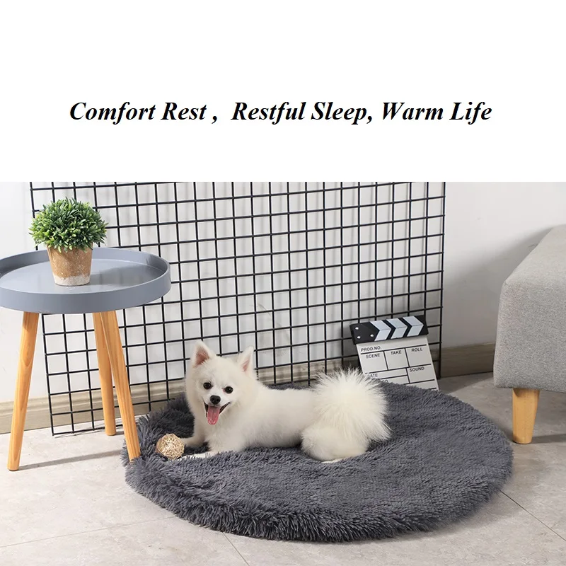 Коврик для собак, собачья будка, зимний теплый плюшевый коврик для маленьких, средних и больших собак, всесезонный гнездовой коврик, Стильный коврик для домашних животных на осень и зиму