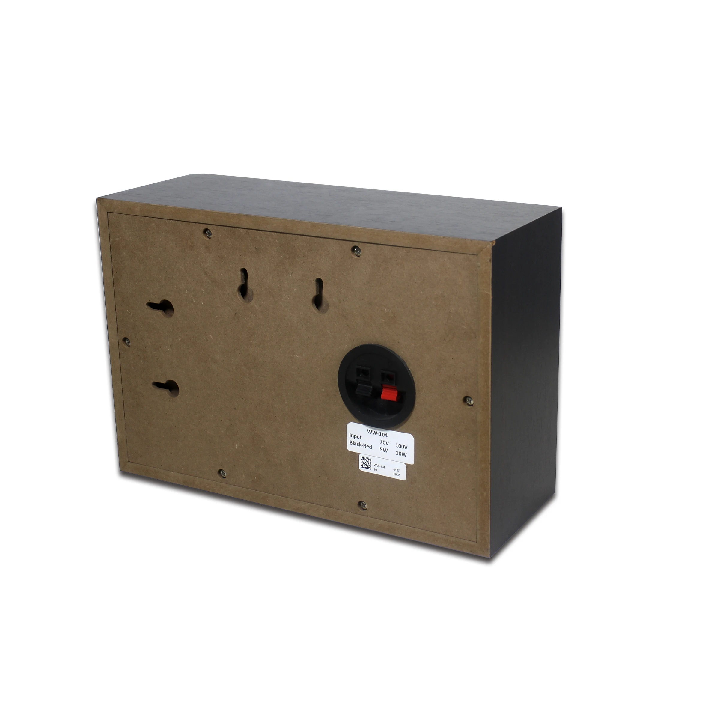 2 Channels 15W or 25W Square Type 70V / 100V Optional PA System 100V 10W Passive Wooden Box Wall Mount Speaker