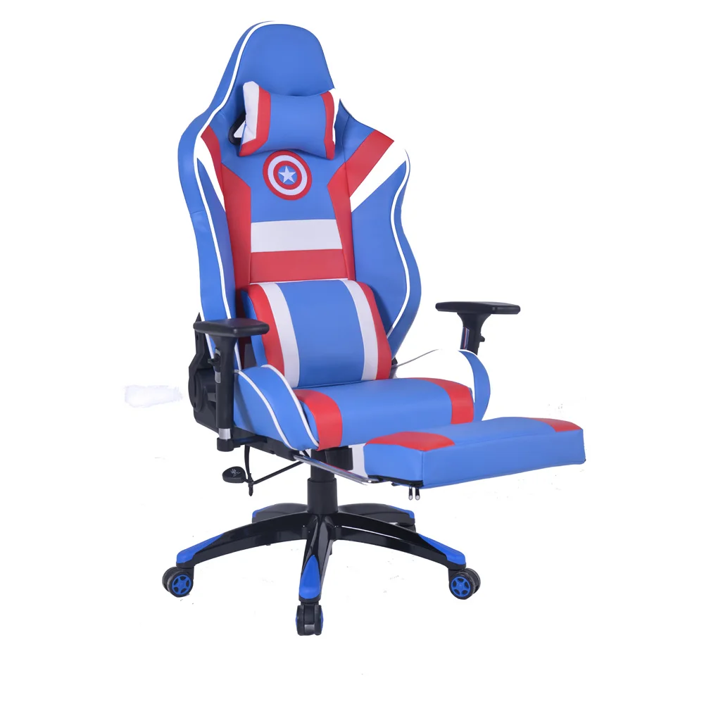OS--7608G22 красочные капитана стиль игровое кресло с подставкой для