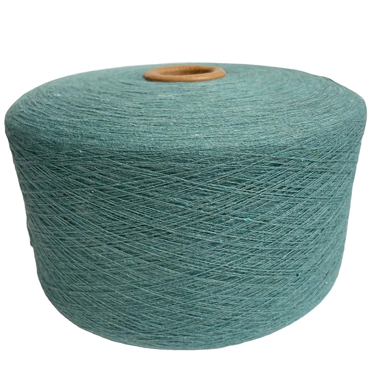 Factory Price Wholesale Open End Nm15 Acrylic Blended Melange Sweater Knitting Yarn Recycled Dyed Cotton Yarn