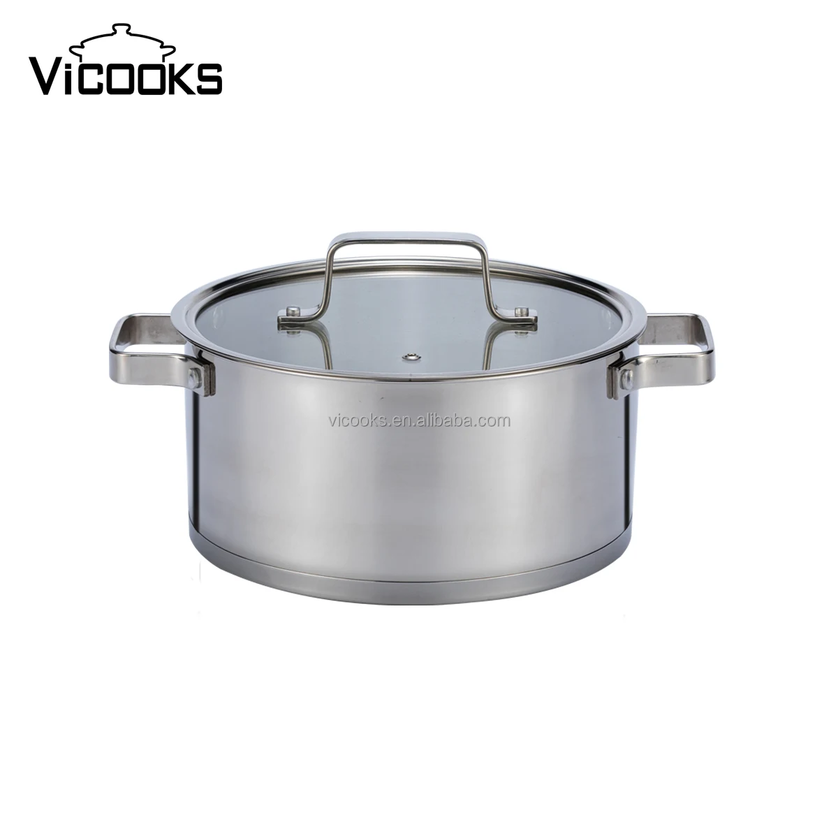 Fashionable Desgin Cookware 9pcs Cooking Sets Stainless Steel Pans Pots Deep Skillet