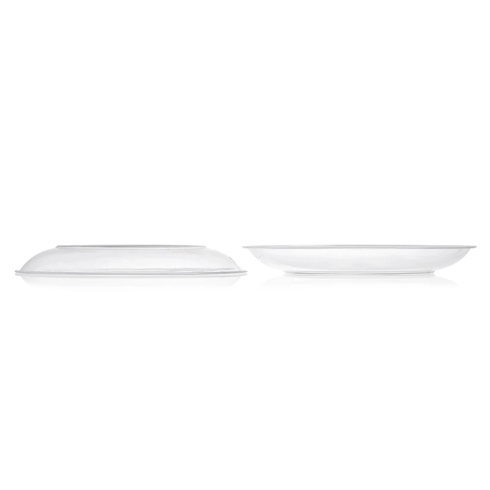 FREE SAMPLE Disposable Plastic Plate Party PS Plates Clear Round Shape Small Plates