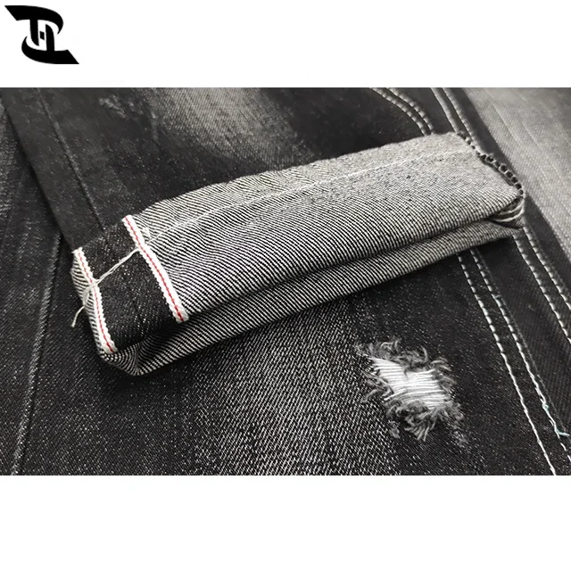 Customized japanese style classical vintage jeans 13.5 oz  red color selvage denim fabric YHT6278K