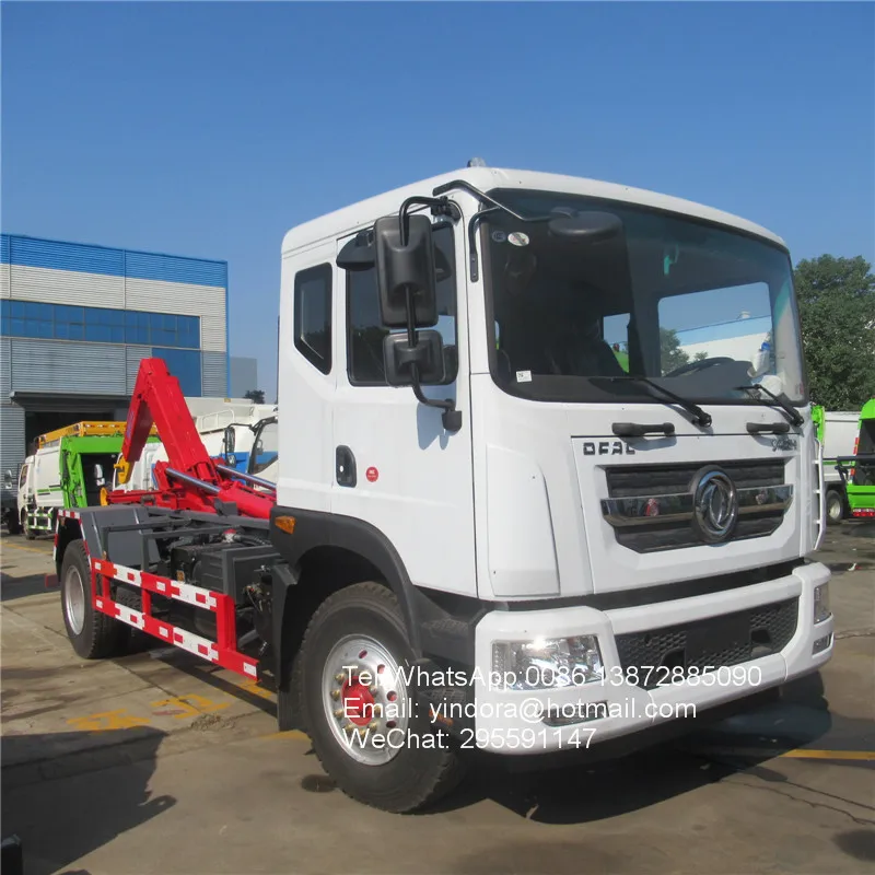 Dongfeng 6x4 10 колесный гидравлический рычаг 20 м3 18 16 М3 съемный подъемник для контейнера
