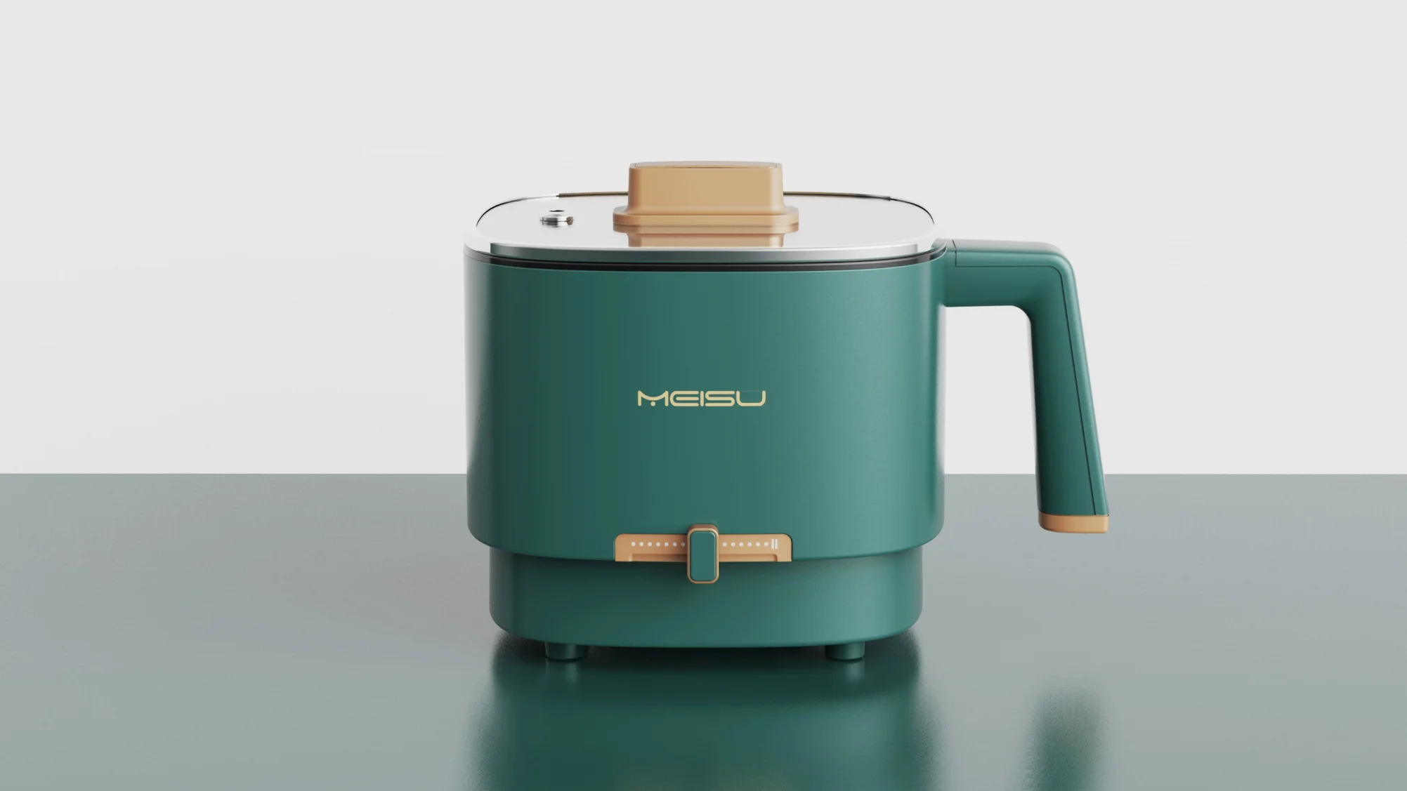 Multi-function Automatic Dual voltage100-240V Travel Ramen Mini Electric Hot Pot Non-stick coating Electric Noodle Cooker