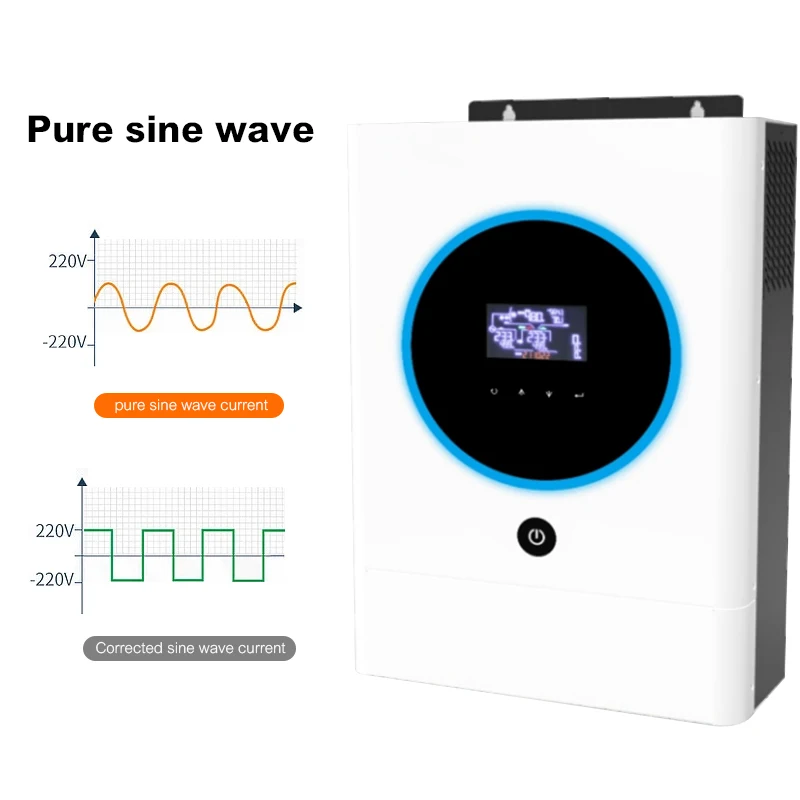 Покинуть сетку солнечной инвертор Onduleur Solaire 5.6KW 230V инверторный Солнечный Hibrido с немодулированным синусоидальным сигналом со слежением за максимальной точкой мощности контроллер заряда