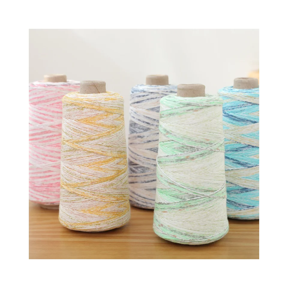 Custom Classic Spring Summer Silk 100% Long Staple Cotton Yarn Crochet Yarn
