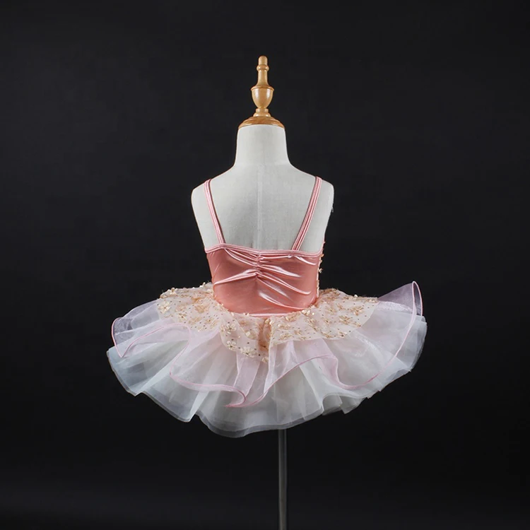 Girls dance dress Kids Circus Clown Costume Outfit Sleeveless Flower Tutu Dress tutu dress dance costume