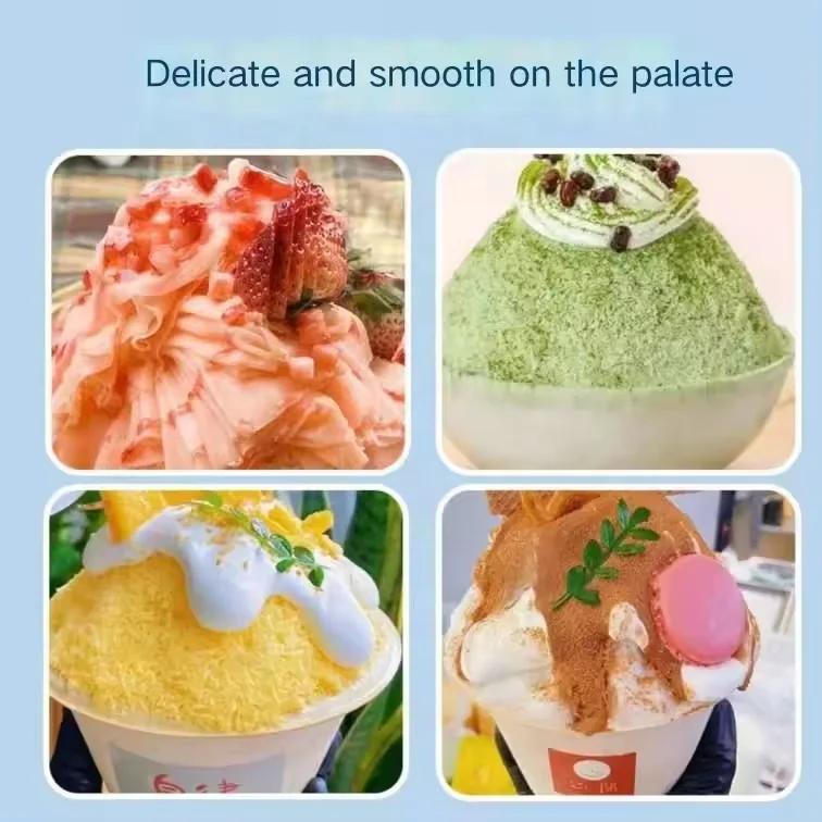 High Quality 60KG/Day bingsu snow ice machine stainless steel edible snow ice maker machine