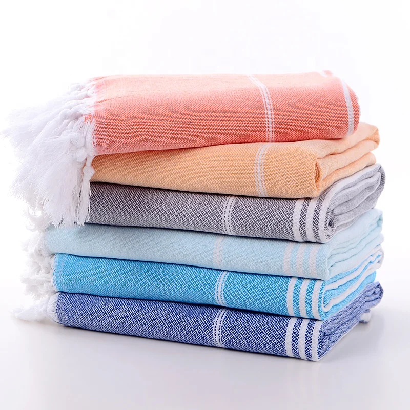 2022  Best Selling Product Custom Icos Breathable Skin-Friendly Microfiber Cotton Turkish Beach Towels Bath 100% Cotton Towel