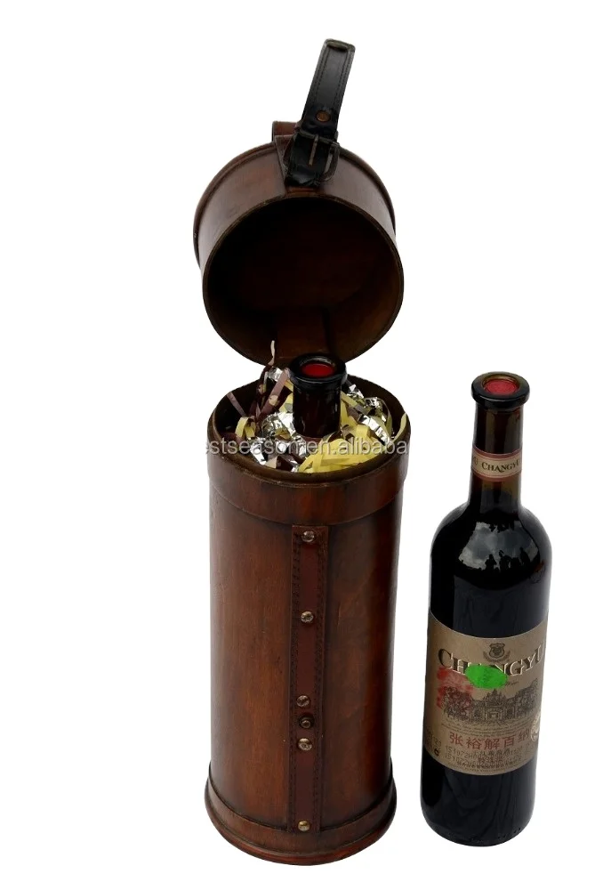 Оптовая продажа антикварная деревянная винная коробка Magnum старые деревянные винные