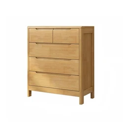 Walnut White wooden bedroom living room furniture storage six drawers medical chest cabinet