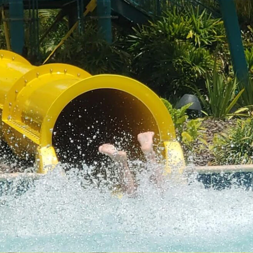 Used Fiberglass Water Slide for Sale Swimming Pool Outdoor Spiral Slides