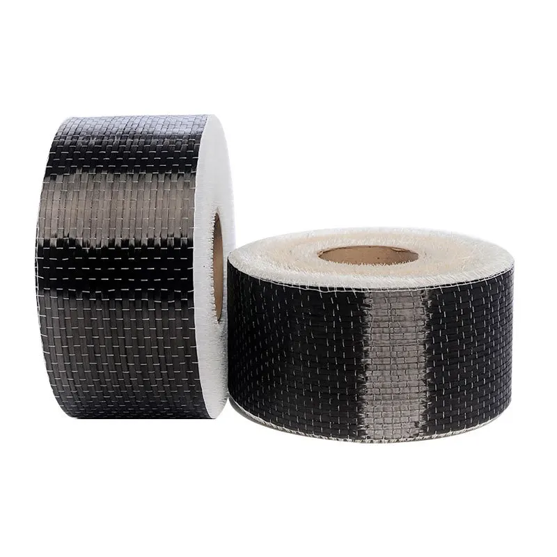 12K 200g 10mm   carbon fiber cloth, construction bridge reinforcement, concrete crack repair