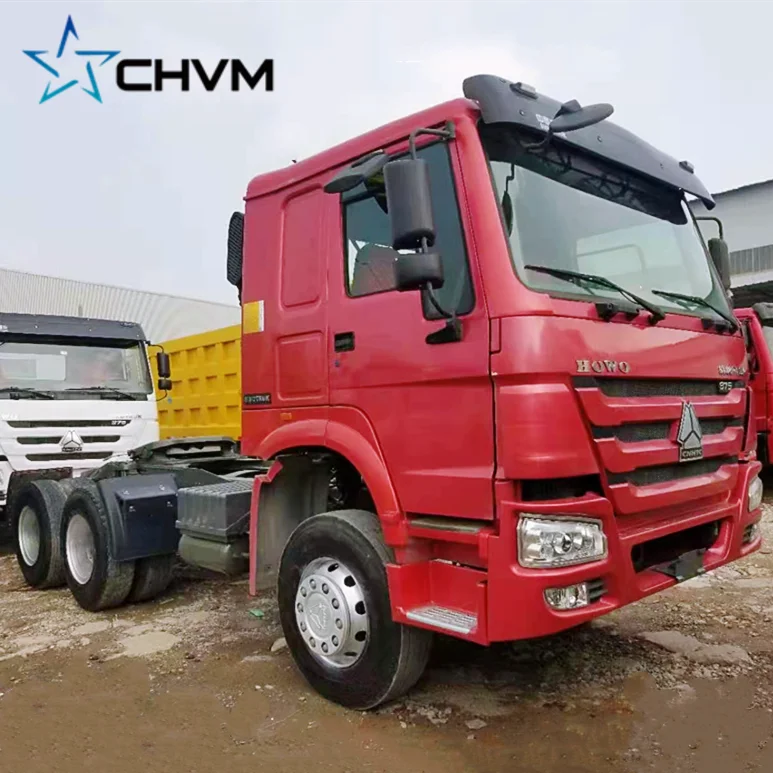 Second Hand Truck 6x4 Used Sinotruk Howo 375HP Diesel Tractor Truck For Sale