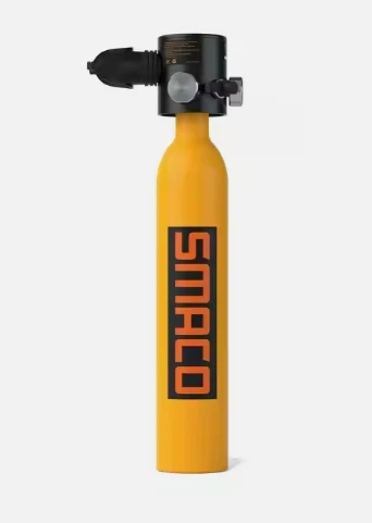 Mini Scuba Dive Cylinder with 5-10 Minutes Capability Portable Bottle for Emergency Backup Scuba Diving Tank Kit