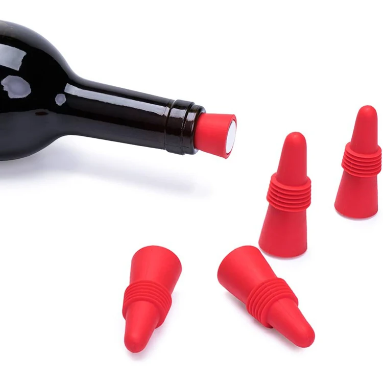 Silicone Wine Bottle Stopper Silicone Beverage Bottle Plug Wine and Beverage Bottle Stopper