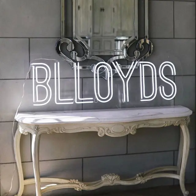 Рекламная доска с подсветкой Пользовательский логотип светодиодный неоновый знак дисплей