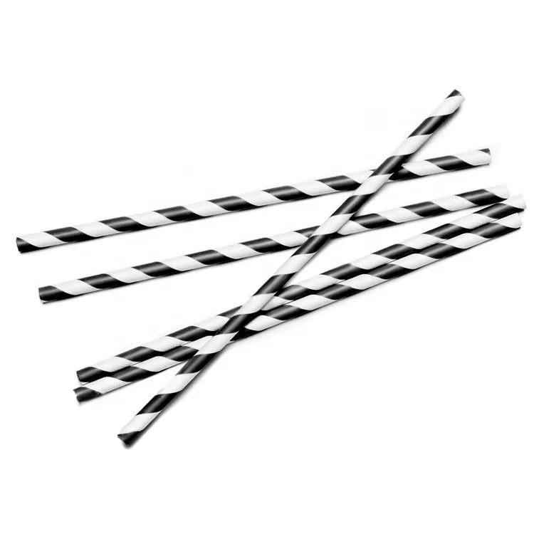 Accessories OEM 100% Full Brown Food Grade Paper Straw Eco Customized Kraft Paper Straw