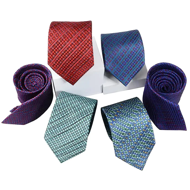 100% натуральный шелковый плиссированный галстук Hamocigia от производителя