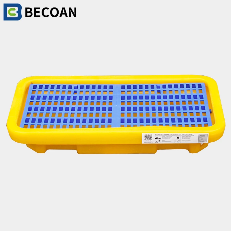 HDPE Spill Pallet recycled Poly Drum Spill Pallet product for chemical
