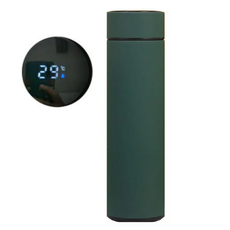 For AMZ Double Wall Stainless Steel 500ml Vacuum Insulated Thermos Flask With LED Display air up water bottle