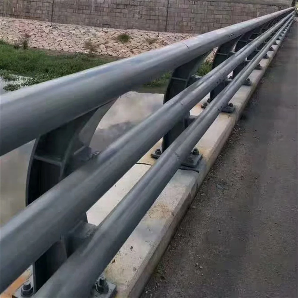 China safety stainless steel material handrail Balustrade balcony W beam galvanized steel hand highway road bridge guard rail