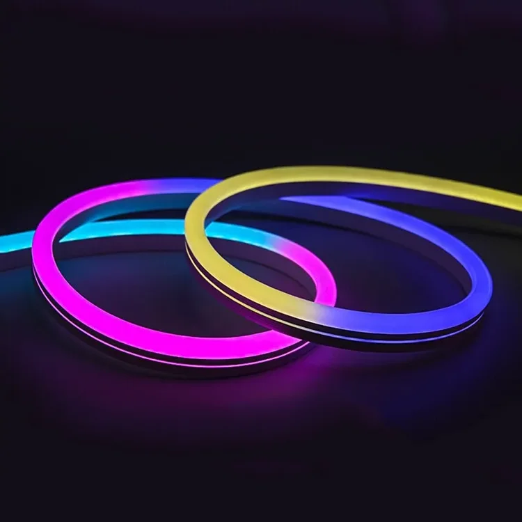 Низкое энергопотребление изогнутая 24 Вт диффузная силиконовая трубка светодиодные неоновые полосы