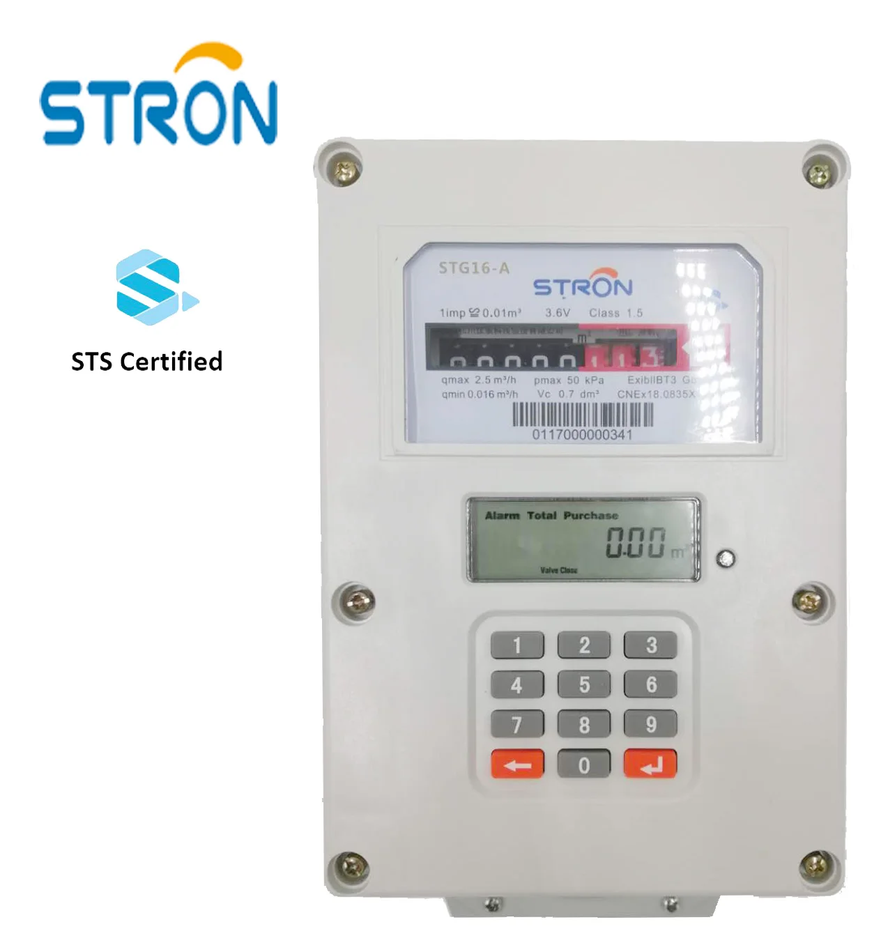  Автоматический клапан STG16 STS GPRS с дистанционным считыванием умный расходомер сжиженного природного