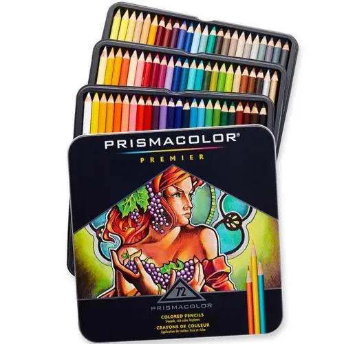 Sanford Prismacolor высшее качество цветные карандаши мягкий сердечник 3599T профессиональный художник 72 цвета упаковка
