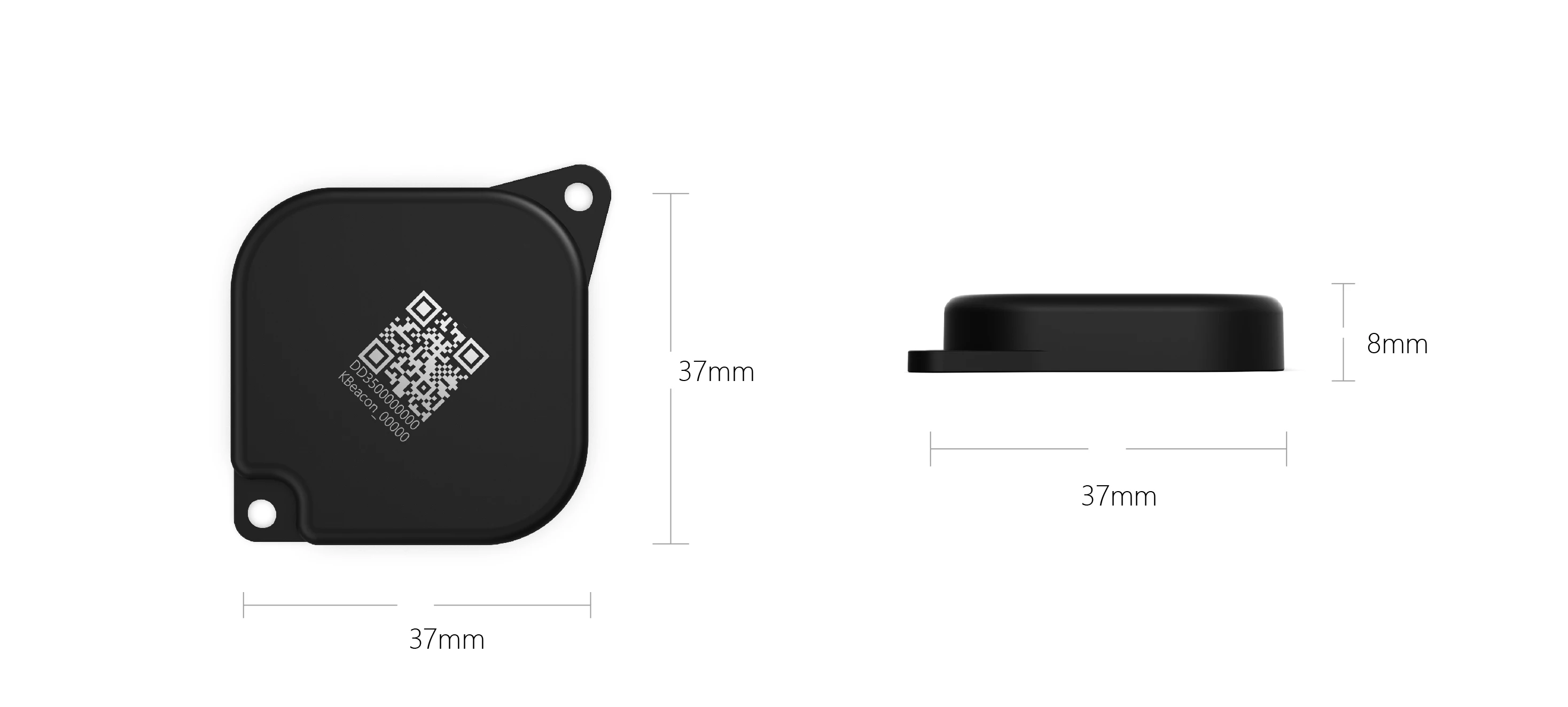 Устройство отслеживания позиционирования в помещении Ibeacon Водонепроницаемая бирка Bluetooth-Маяк для бесконтактного маркетинга